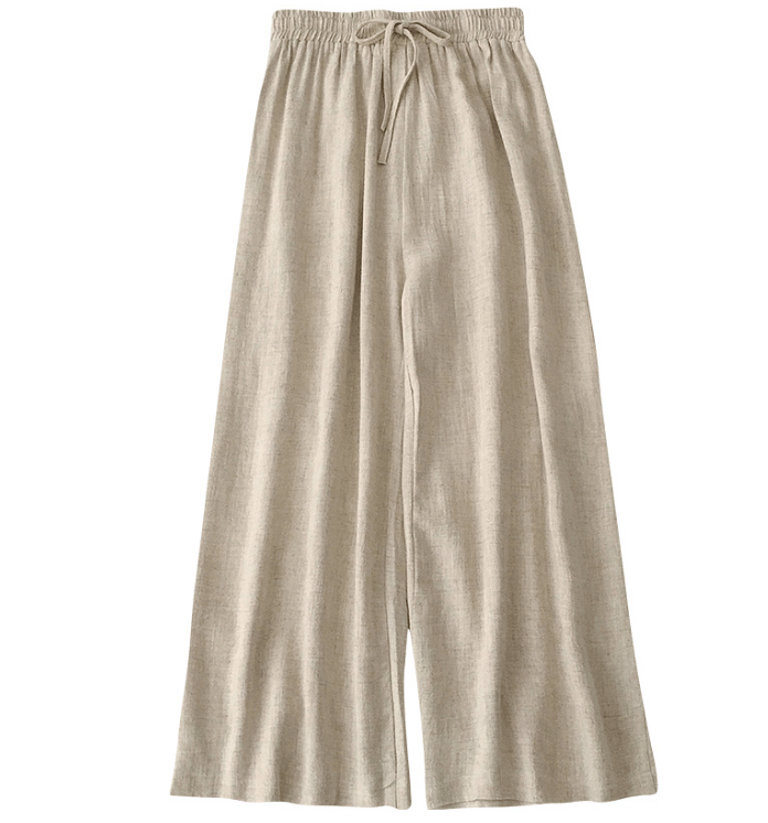 Wide leg slacks